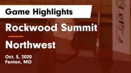Rockwood Summit  vs Northwest  Game Highlights - Oct. 5, 2020