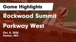 Rockwood Summit  vs Parkway West Game Highlights - Oct. 8, 2020
