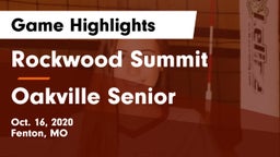 Rockwood Summit  vs Oakville Senior  Game Highlights - Oct. 16, 2020