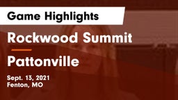 Rockwood Summit  vs Pattonville  Game Highlights - Sept. 13, 2021