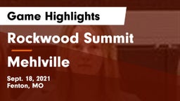 Rockwood Summit  vs Mehlville  Game Highlights - Sept. 18, 2021