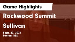 Rockwood Summit  vs Sullivan  Game Highlights - Sept. 27, 2021