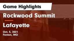 Rockwood Summit  vs Lafayette  Game Highlights - Oct. 5, 2021
