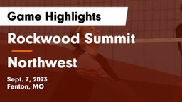 Rockwood Summit  vs Northwest  Game Highlights - Sept. 7, 2023