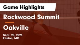 Rockwood Summit  vs Oakville  Game Highlights - Sept. 28, 2023