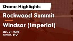 Rockwood Summit  vs Windsor (Imperial)  Game Highlights - Oct. 21, 2023