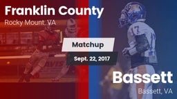 Matchup: Franklin County vs. Bassett  2017