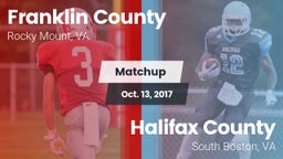 Matchup: Franklin County vs. Halifax County  2017