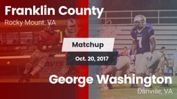 Matchup: Franklin County vs. George Washington  2017