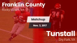 Matchup: Franklin County vs. Tunstall  2017