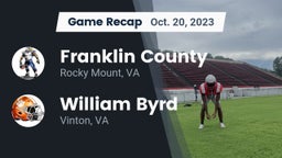 Recap: Franklin County  vs. William Byrd  2023