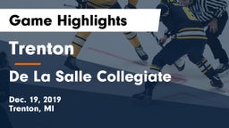 Trenton  vs De La Salle Collegiate Game Highlights - Dec. 19, 2019