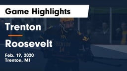Trenton  vs Roosevelt  Game Highlights - Feb. 19, 2020
