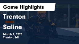 Trenton  vs Saline  Game Highlights - March 4, 2020