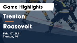 Trenton  vs Roosevelt  Game Highlights - Feb. 17, 2021