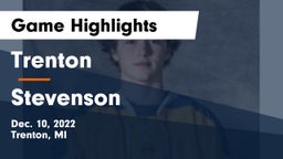 Trenton  vs Stevenson  Game Highlights - Dec. 10, 2022