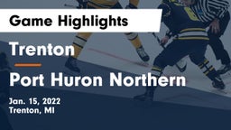 Trenton  vs Port Huron Northern  Game Highlights - Jan. 15, 2022