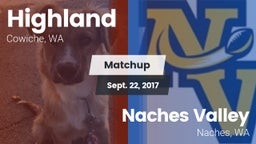 Matchup: Highland  vs. Naches Valley  2017