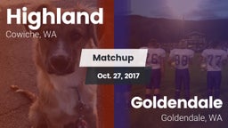 Matchup: Highland  vs. Goldendale  2017