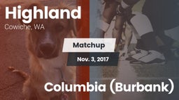 Matchup: Highland  vs. Columbia (Burbank) 2017