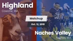 Matchup: Highland  vs. Naches Valley  2018