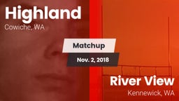 Matchup: Highland  vs. River View  2018