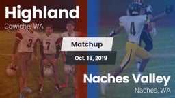 Matchup: Highland  vs. Naches Valley  2019