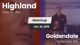 Matchup: Highland  vs. Goldendale  2019