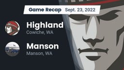 Recap: Highland  vs. Manson  2022