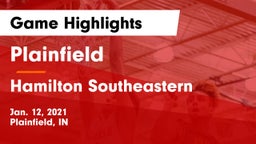 Plainfield  vs Hamilton Southeastern  Game Highlights - Jan. 12, 2021