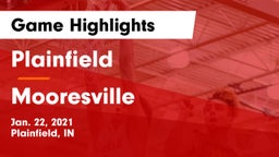 Plainfield  vs Mooresville  Game Highlights - Jan. 22, 2021
