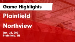 Plainfield  vs Northview  Game Highlights - Jan. 23, 2021