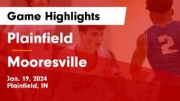 Plainfield  vs Mooresville  Game Highlights - Jan. 19, 2024