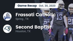 Recap: Frassati Catholic  vs. Second Baptist  2020