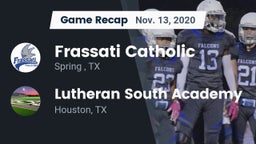 Recap: Frassati Catholic  vs. Lutheran South Academy 2020