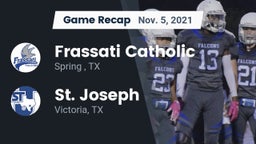 Recap: Frassati Catholic  vs. St. Joseph  2021