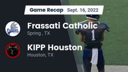 Recap: Frassati Catholic  vs. KIPP Houston  2022