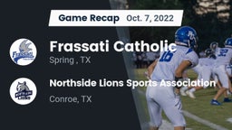 Recap: Frassati Catholic  vs. Northside Lions Sports Association  2022