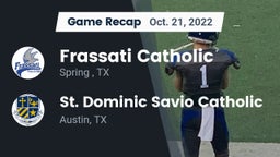Recap: Frassati Catholic  vs. St. Dominic Savio Catholic  2022