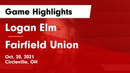 Logan Elm  vs Fairfield Union  Game Highlights - Oct. 20, 2021