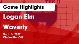 Logan Elm  vs Waverly  Game Highlights - Sept. 3, 2022