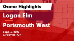 Logan Elm  vs Portsmouth West  Game Highlights - Sept. 3, 2022