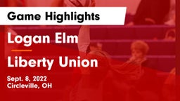 Logan Elm  vs Liberty Union  Game Highlights - Sept. 8, 2022