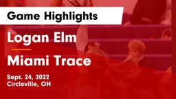 Logan Elm  vs Miami Trace  Game Highlights - Sept. 24, 2022