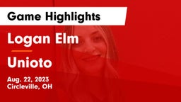 Logan Elm  vs Unioto  Game Highlights - Aug. 22, 2023