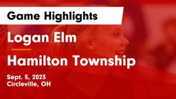 Logan Elm  vs Hamilton Township  Game Highlights - Sept. 5, 2023