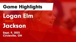 Logan Elm  vs Jackson  Game Highlights - Sept. 9, 2023