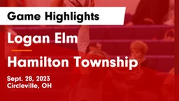 Logan Elm  vs Hamilton Township  Game Highlights - Sept. 28, 2023