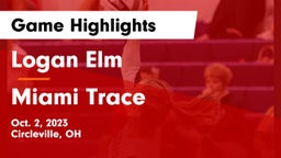 Logan Elm  vs Miami Trace  Game Highlights - Oct. 2, 2023