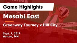 Mesabi East  vs Greenway Tourney v.Hill City Game Highlights - Sept. 7, 2019